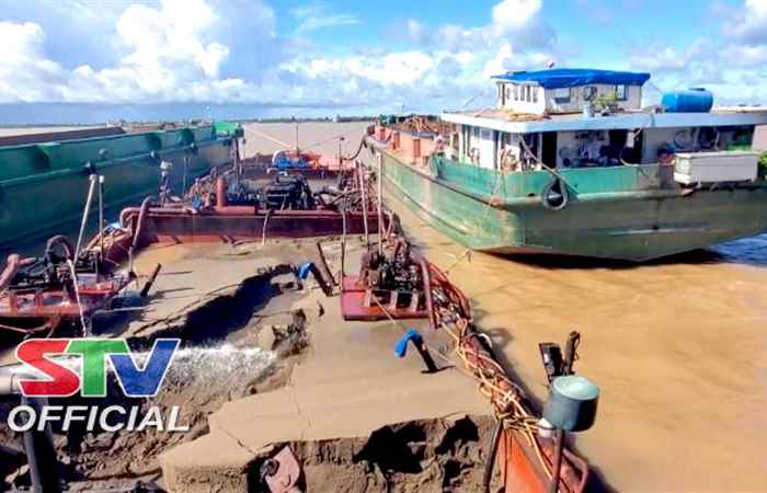 Sóc Trăng tăng cường giám sát vận chuyển Cát biển