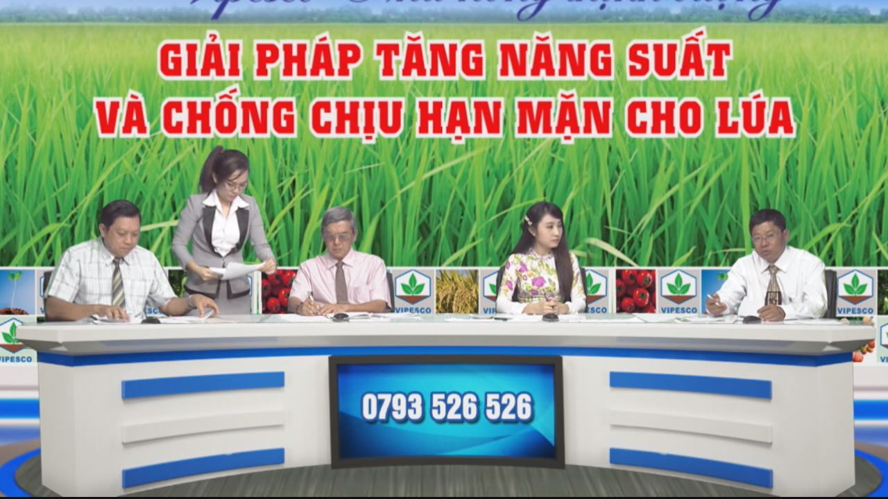 Chương trình tọa đàm VIPESCO - Giải pháp tăng năng suất và chống chịu hạn mặn cho lúa 12-01-2017
