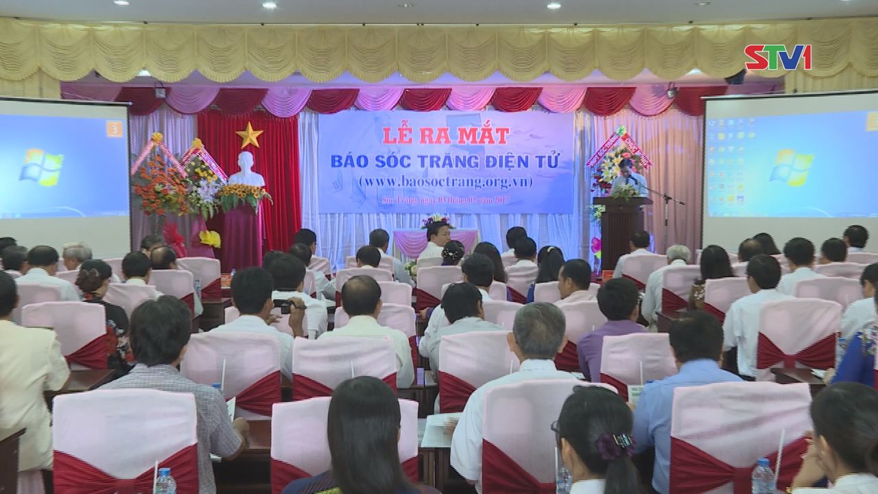 Lễ ra mắt Báo Sóc Trăng Điện tử