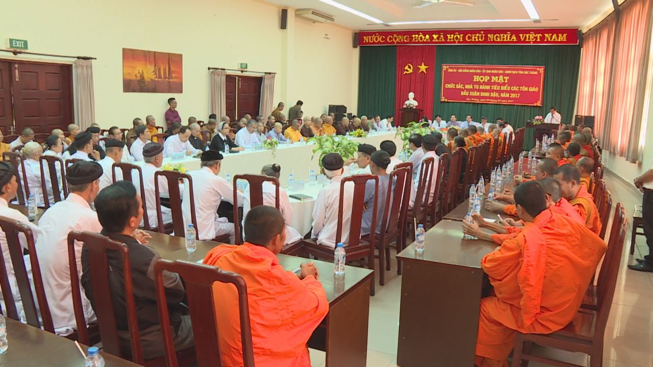 Sóc Trăng: Họp mặt các chức sắc, nhà tu hành nhân dịp đầu xuân 