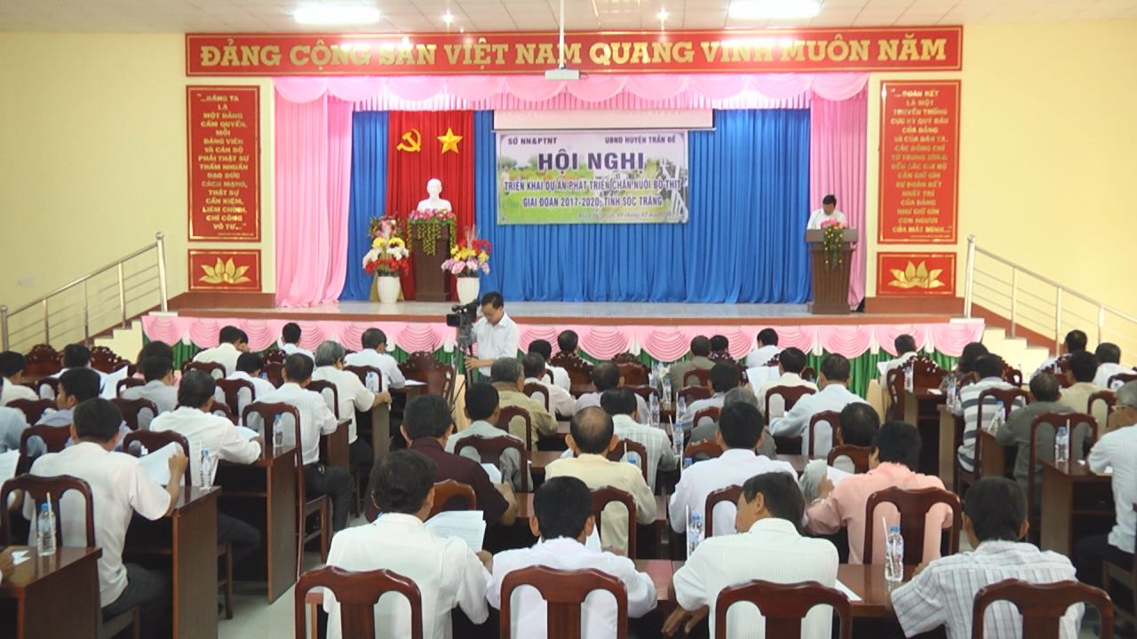 Hội Nghị triển khai Dự án phát triển chăn nuôi bò thịt tỉnh Sóc Trăng đến năm 2020 và tầm nhìn đến 2025