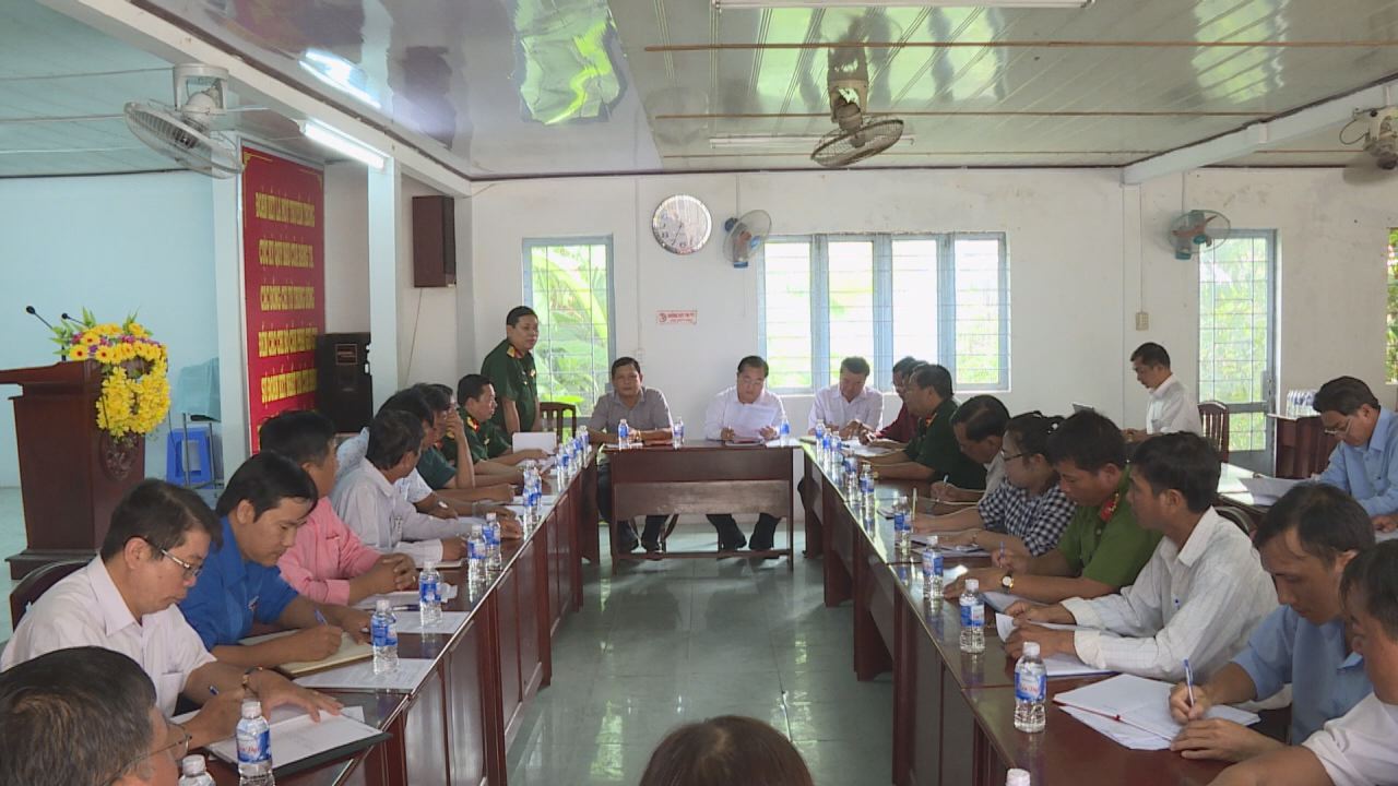 Lãnh đạo UBND tỉnh Sóc Trăng kiểm tra công tác tuyển quân năm 2017 tại huyện Long Phú