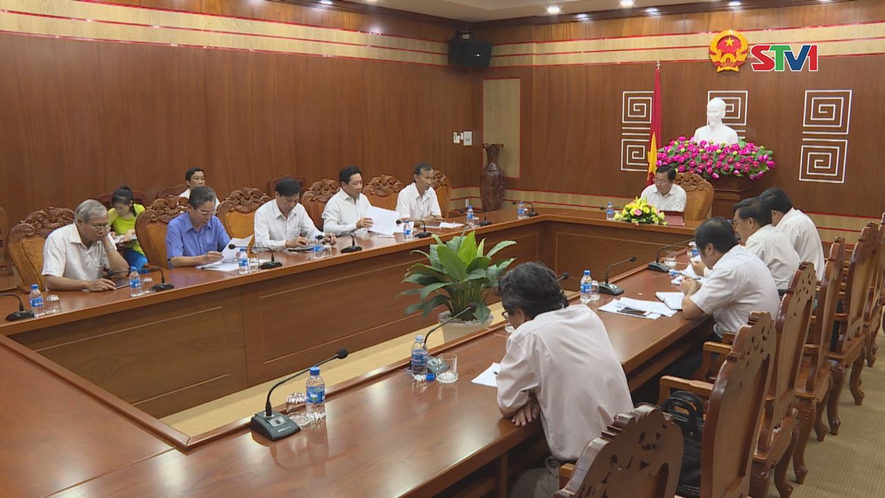 Chủ tịch UBND tỉnh làm việc với UBND thành phố Sóc Trăng