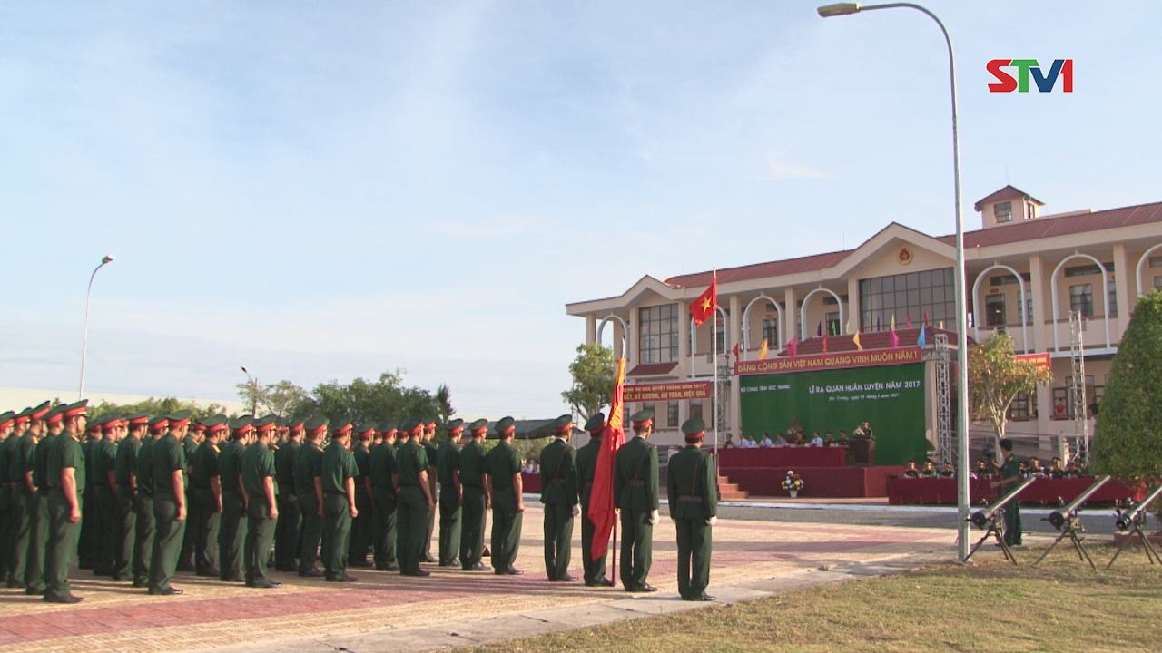 Bộ CHQS Sóc Trăng ra quân huấn luyện chiến đấu năm 2017