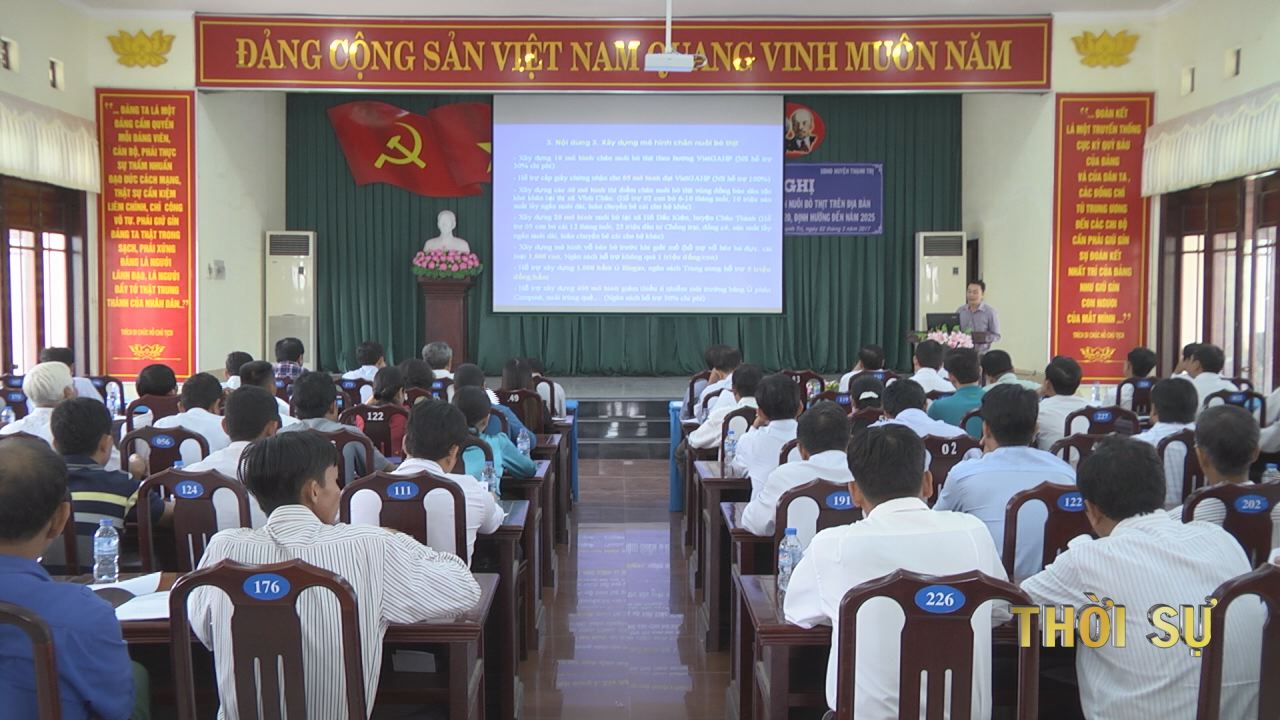 Sở  NN & PTNT Sóc Trăng  triển khai Dự án phát triển chăn nuôi Bò thịt trên địa bàn huyện Thạnh Trị 