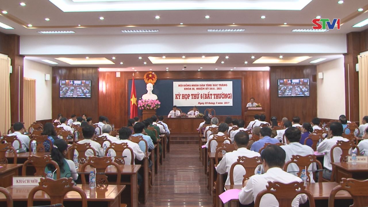 HĐND tỉnh Sóc Trăng  tổ chức kỳ họp thứ 6  