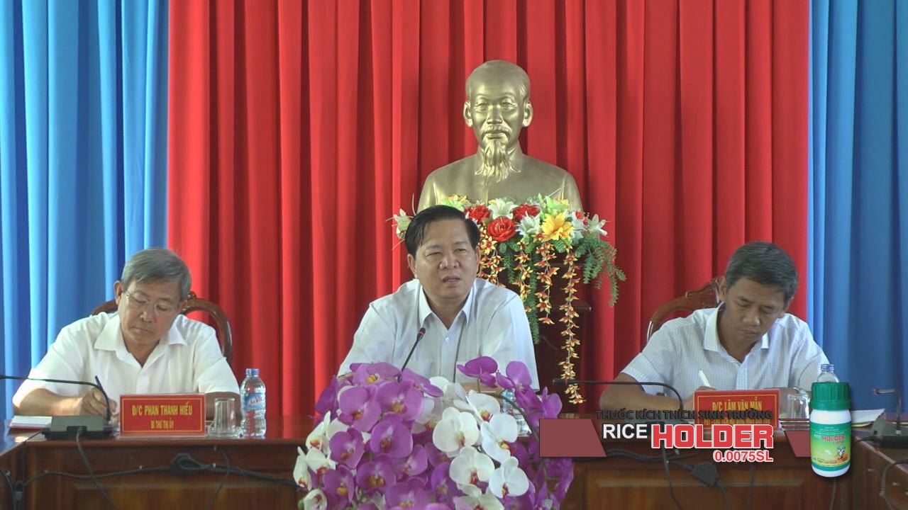 Tỉnh ủy Sóc Trăng kiểm tra tình hình thực hiện Nghị định 77 ở thị xã Vĩnh Châu 14-03-2017
