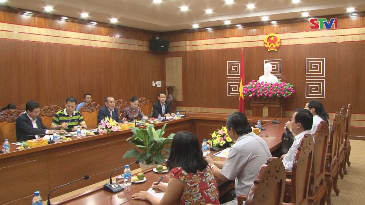 Lãnh đạo tỉnh Sóc Trăng tiếp Công ty đầu tư, phát triển Trung Thịnh