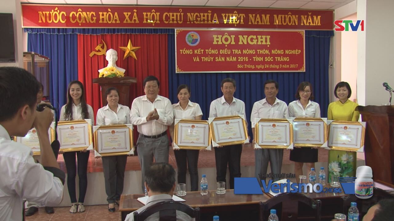 Sóc Trăng: Hội nghị tổng kết công tác tổng điều tra Nông nghiệp, Nông thôn, Thủy sản năm 2016 