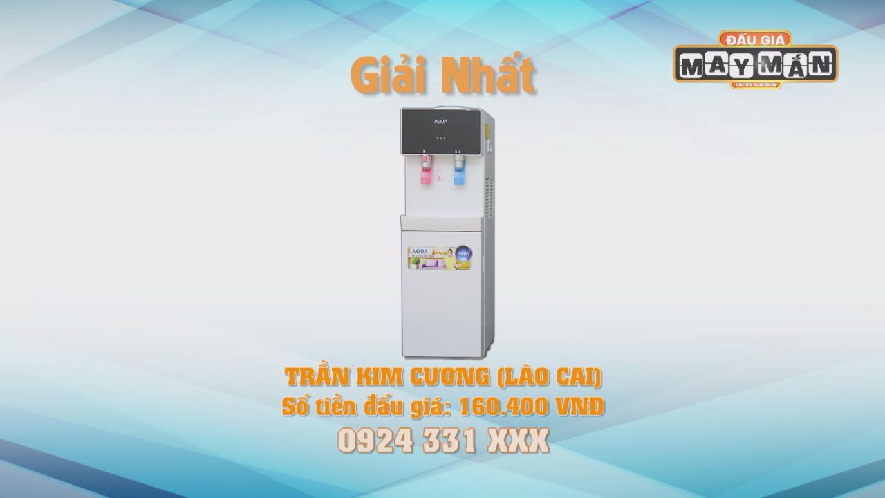 Game Show Đấu giá may mắn 20-09-2016