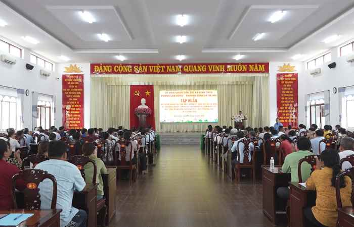 Vĩnh Châu: Tập huấn Chương trình mục tiêu Quốc gia giảm nghèo bền vững năm 2023