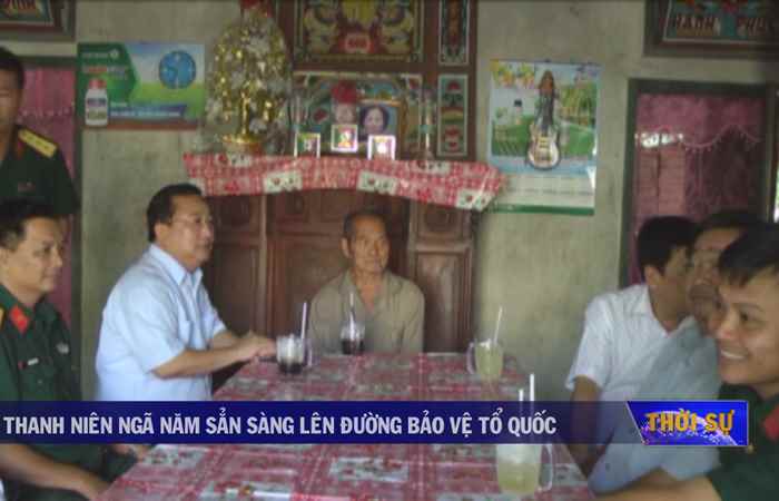 Thanh niên Ngã Năm sẵn sàng lên đường bảo vệ Tổ quốc