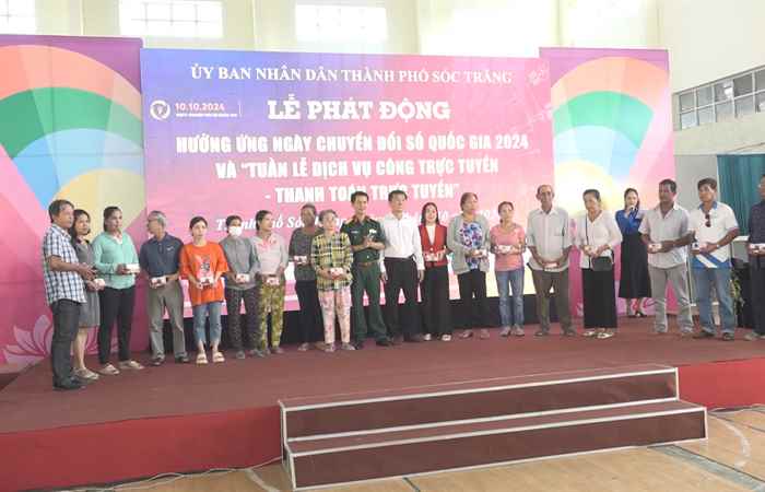Thành phố Sóc Trăng phát động hưởng ứng Ngày Chuyển đổi số quốc gia năm 2024