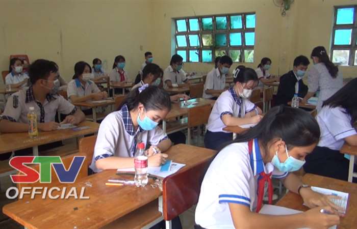 Thành phố Sóc Trăng: Trên 1.650 thí sinh tham gia kỳ thi tuyển sinh lớp 10 năm học 2021-2022