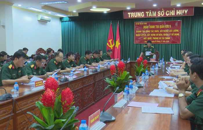 Thanh tra công tác quân sự, quốc phòng tại Sóc Trăng