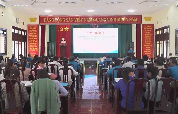 Liên đoàn Lao động huyện Thạnh Trị tổng kết năm 2022