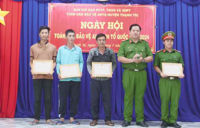 Thạnh Trị: Ngày hội toàn dân bảo vệ an ninh Tổ quốc năm 2024