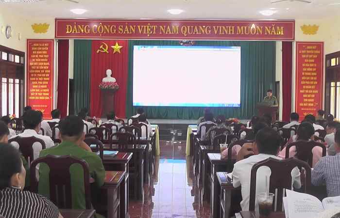Thạnh Trị: Tập huấn công tác bảo vệ bí mật Nhà nước
