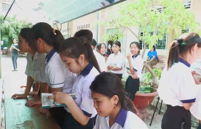 Ngày hội đọc sách tại huyện Thạnh Trị