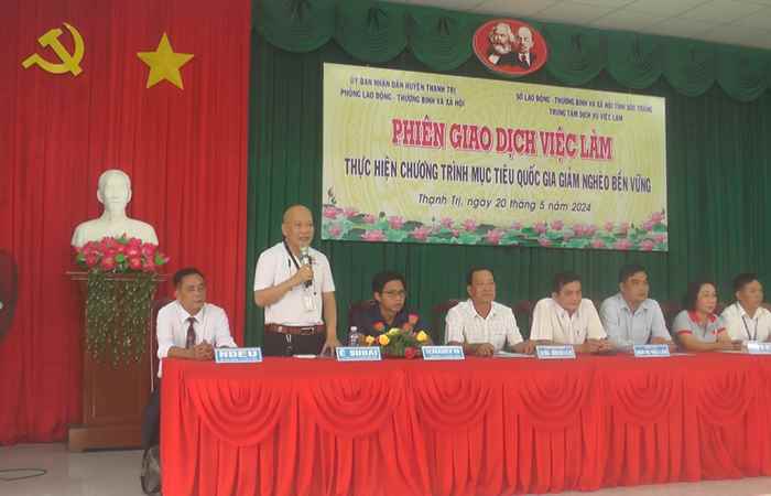 Thạnh Trị: Tổ chức phiên giao dịch việc làm năm 2024