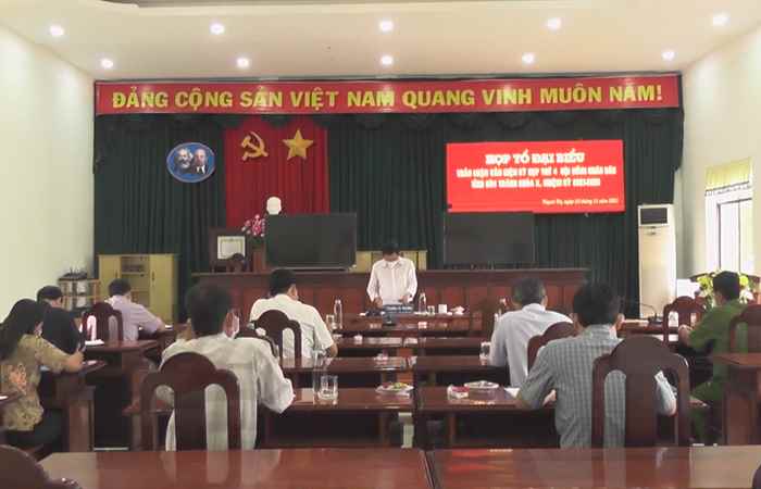 Tổ đại biểu HĐND tỉnh Sóc Trăng (đơn vị huyện Thạnh Trị) lấy ý kiến đóng góp Dự thảo Văn kiện trình tại kỳ họp cuối năm HĐND tỉnh  