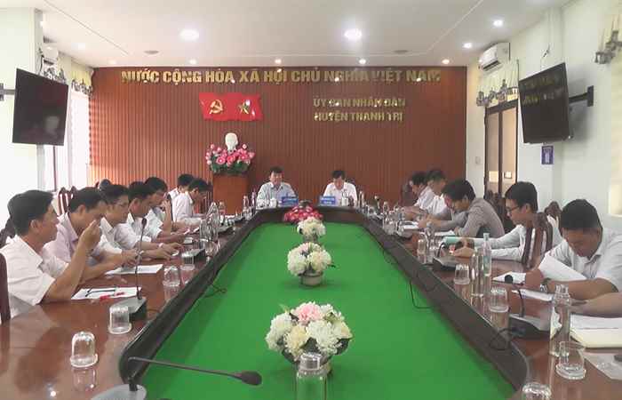 Ban Quản lý dự án 2 tỉnh Sóc Trăng làm việc với huyện Thạnh Trị  