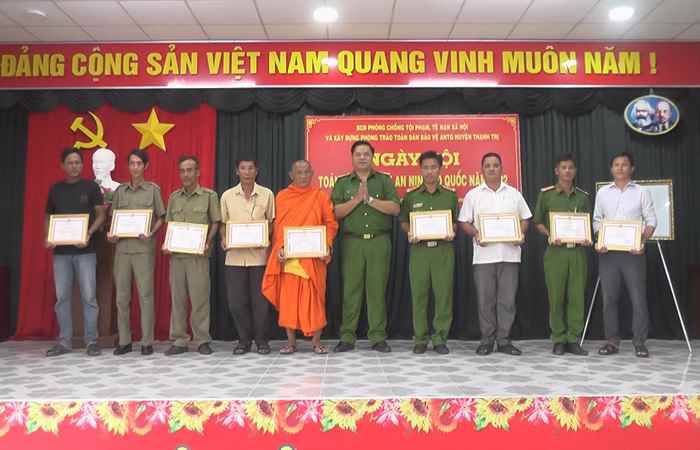 Thạnh Trị: Ngày hội toàn dân bảo vệ an ninh Tổ quốc 