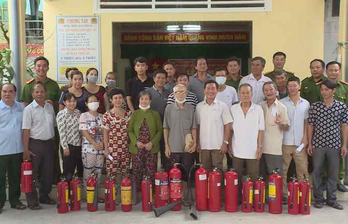 Thị trấn Kế Sách ra mắt Tổ liên gia phòng cháy, chữa cháy