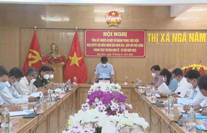 Thị xã Ngã Năm tập trung phòng, chống dịch COVID-19 trong thời gian tới