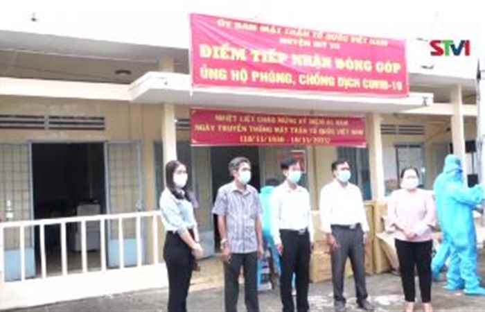 Mạnh thường quân TP.Hồ Chí Minh gửi trao quà hỗ trợ huyện Mỹ Tú