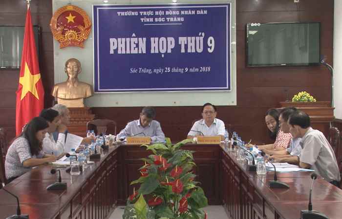 Thường trực HĐND tỉnh Sóc Trăng khóa IX xem xét, thảo luận một số nội dung quan trọng 