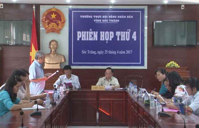 Thường trực HĐND tỉnh Sóc Trăng tổ chức phiên họp thứ