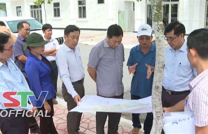 Lãnh đạo UBND tỉnh Sóc Trăng khảo sát một số dự án nhà ở xã hội  