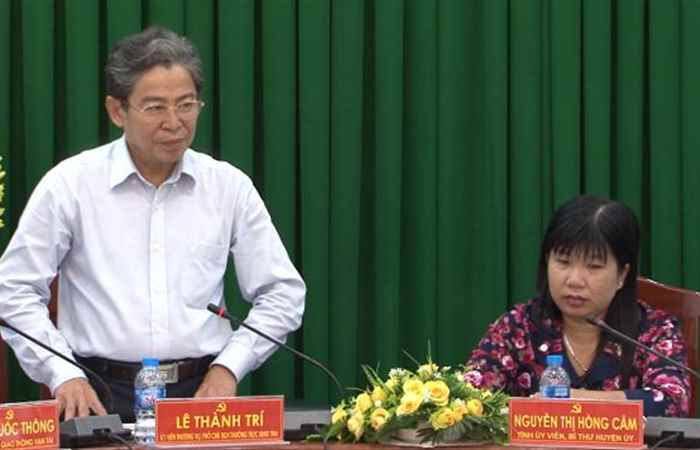 Thường trực UBND tỉnh Sóc Trăng làm việc với huyện Mỹ Xuyên