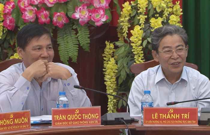 Thường trực UBND tỉnh Sóc Trăng làm việc với huyện Mỹ Xuyên