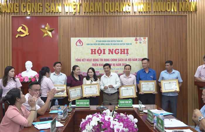 Trần Đề: Ngân hàng CSXH tổng kết hoạt động năm 2023
