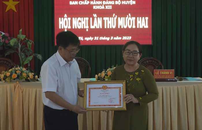 Hội nghị Ban chấp hành Đảng bộ huyện Mỹ Tú khóa XII, lần thứ 12