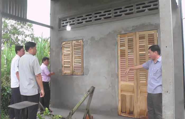 Thạnh Trị: Đã hoàn thành 16 căn nhà ở cho hộ nghèo do Bộ Công an hỗ trợ