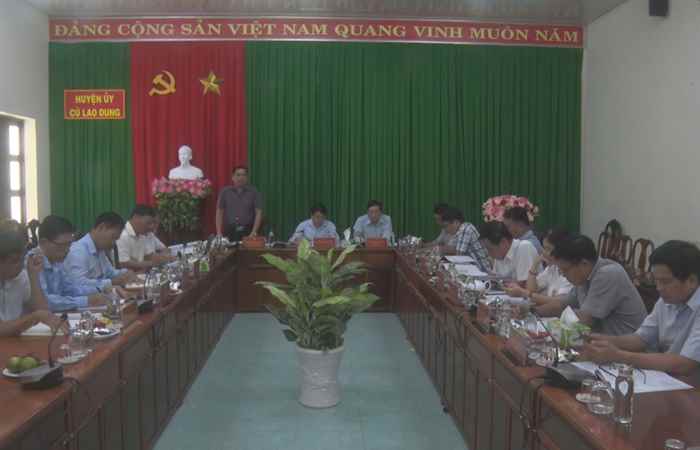 Cù Lao Dung: Các đơn vị tư vấn báo cáo thông qua Kế hoạch sử dụng đất năm 2025