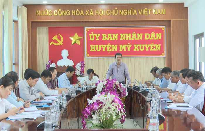 Huyện Mỹ Xuyên đẩy mạnh giải ngân vốn các chương trình mục tiêu Quốc gia năm 2024