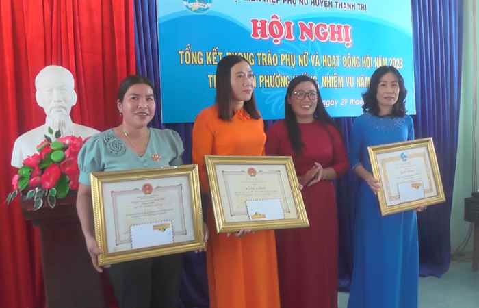 Hội Liên hiệp Nhụ nữ huyện Thạnh Trị tổng kết năm 2023