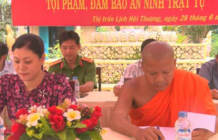 Mô hình Sư sãi và Phật tử phòng, chống tội phạm 