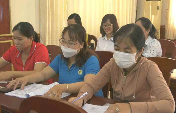 Kế Sách: Liên đoàn Lao động tập huấn nghiệp vụ năm 2022
