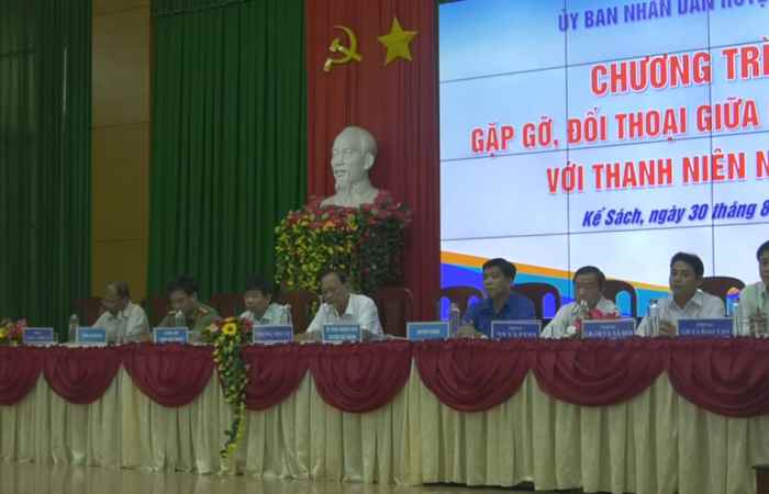 Kế Sách: Lãnh đạo huyện gặp gỡ, đối thoại với Thanh niên 