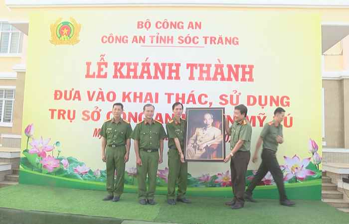 Khánh thành trụ sở mới Công an huyện Mỹ Tú 