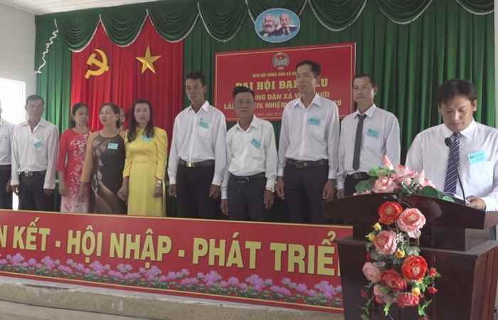Đại hội điểm Hội Nông dân xã Vĩnh Quới nhiệm kỳ 2023 - 2028
