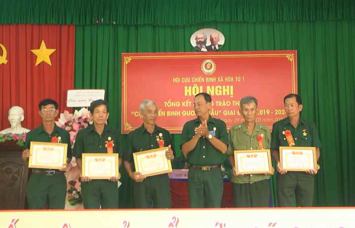 Mỹ Xuyên: Xã Hòa Tú 1 tổng kết phong trào thi đua “Cựu chiến binh gương mẫu”