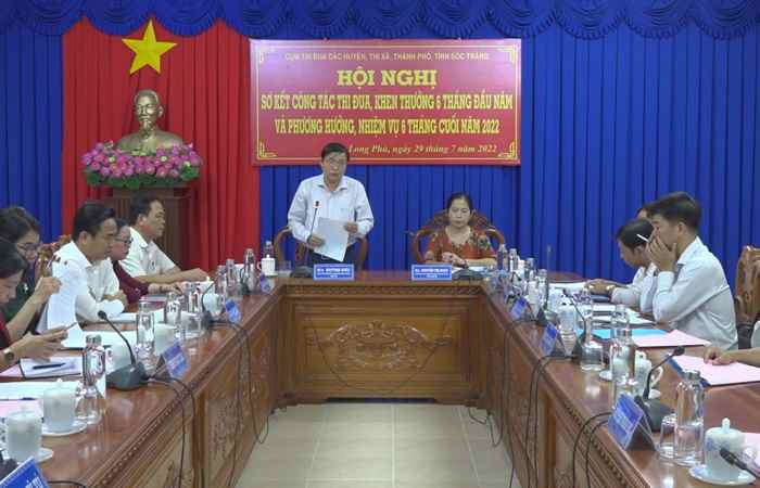 Sóc Trăng: Cụm thi đua các huyện, thị, thành phố sơ kết công tác thi đua khen thưởng 6 tháng đầu năm