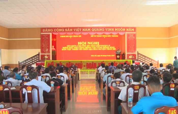 Trần Đề: Sơ Tư pháp trợ giúp pháp lý vùng đồng bào dân tộc thiểu số