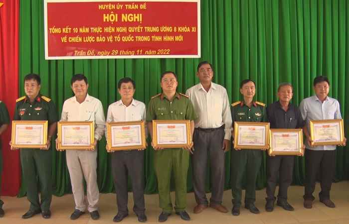 Trần Đề tổng kết thực hiện Nghị quyết Trung ương 8 khóa XI về chiến lược bảo vệ tổ Quốc trong tình hình mới
 